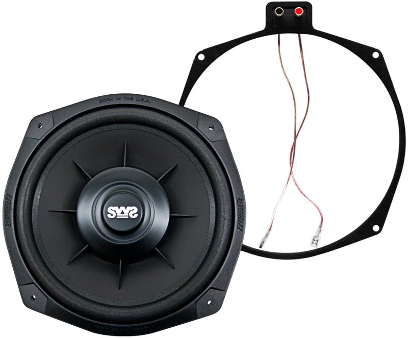 Earthquake Sound SWS-8X 8-Inch Shallow Woofer System Under-the-Seat Subwoofer, 4-Ohm (Single), Black - Image 1